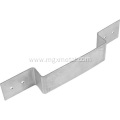 Ribber Mounting Bracket Customized 304 Stainless Steel Fence Panel Security Bracket Factory